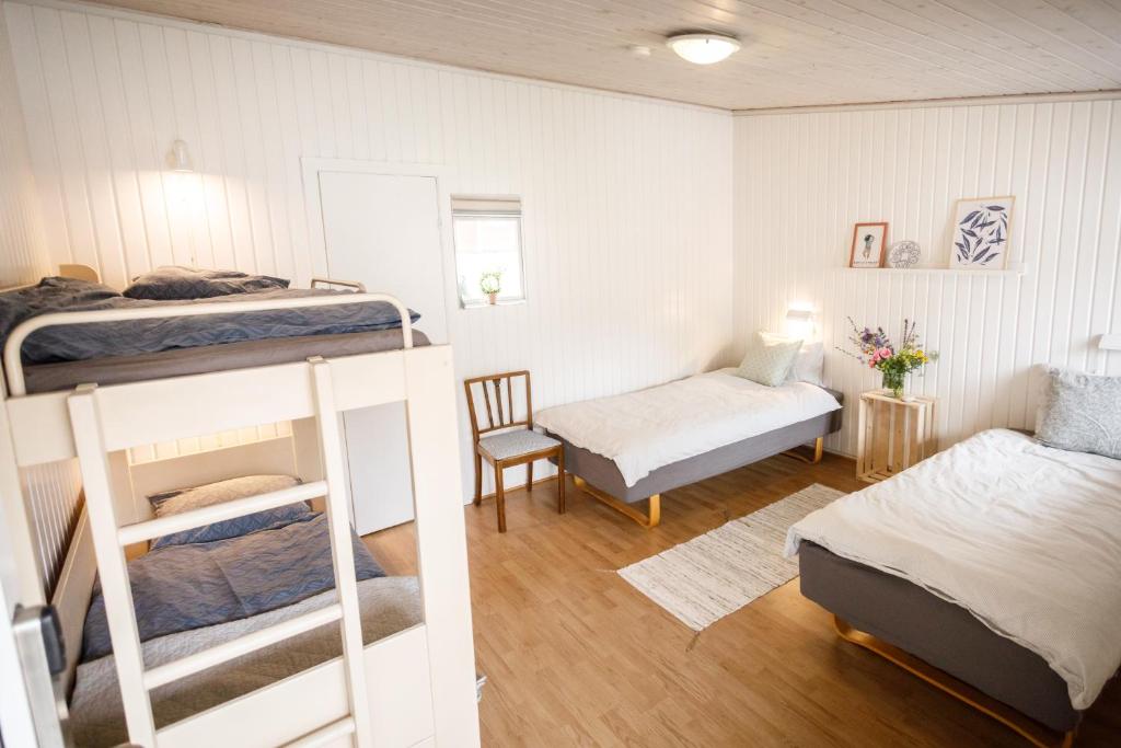 Postel nebo postele na pokoji v ubytování Danhostel Stevns Klint