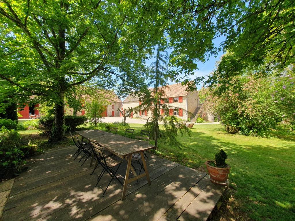 Zahrada ubytování Jardin des Sens, la Rente d'Eguilly