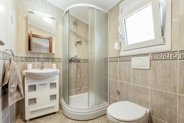 Koupelna v ubytování Vasiljevic Grand Apartment