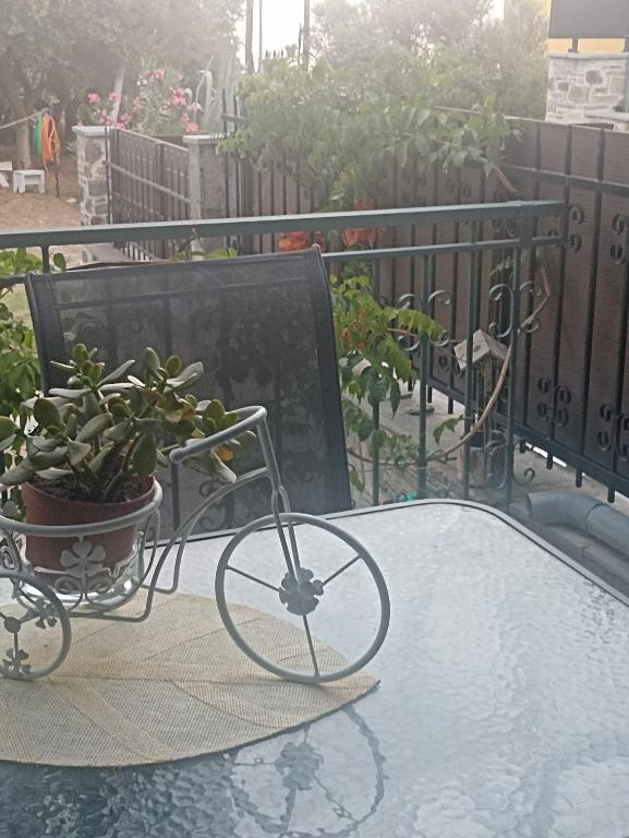 Balkón alebo terasa v ubytovaní Athena House