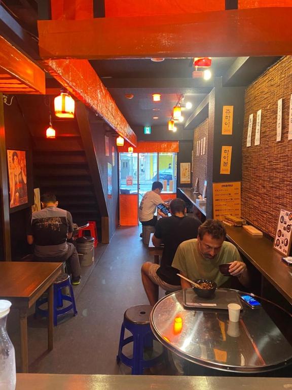 Posezení v ubytování Osaka Nipponbashi EVISU HOSTEL エビスホステル
