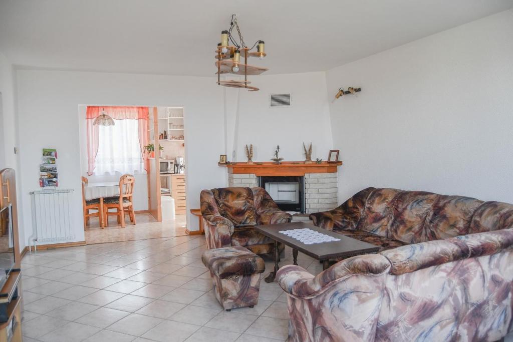 Posezení v ubytování Apartma Breza