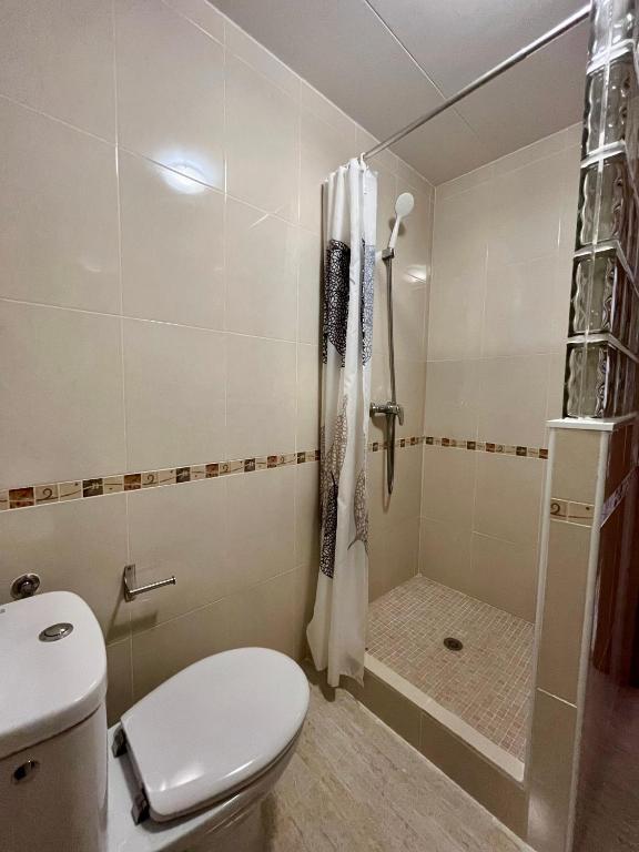 A bathroom at Casa Queralt