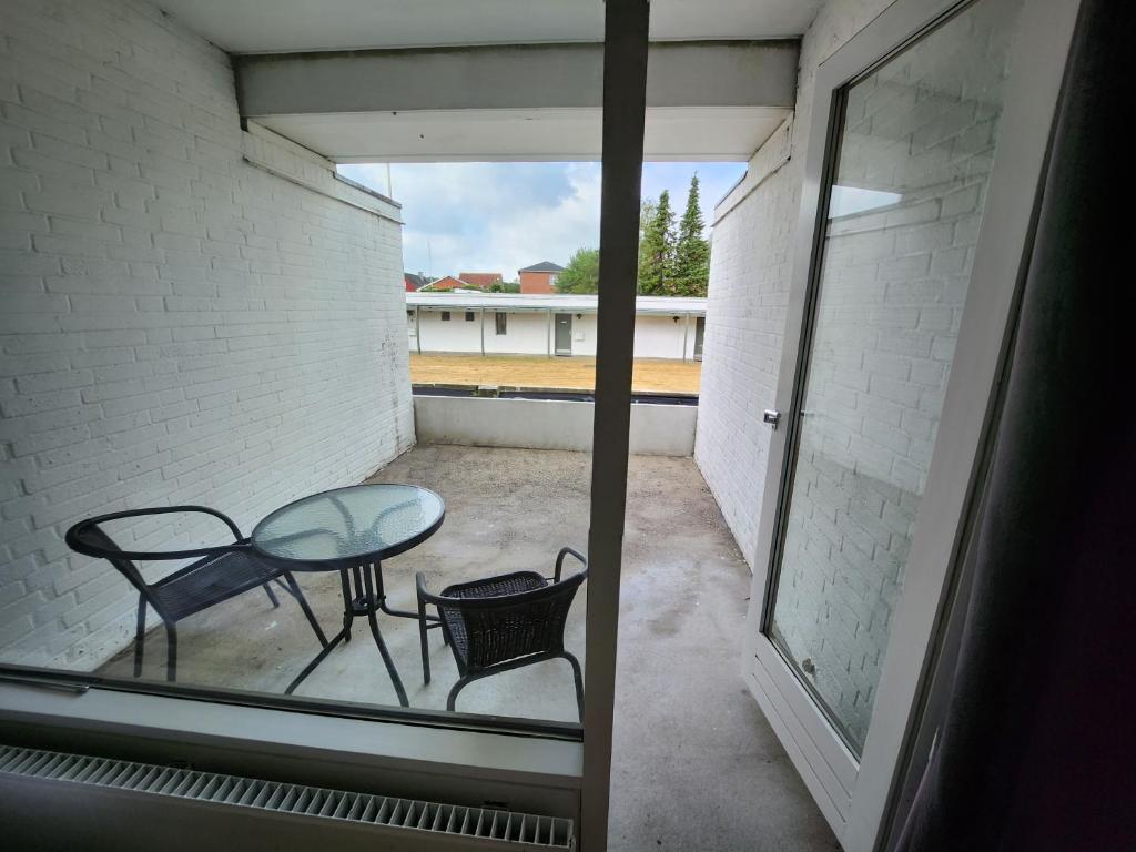 Balkón nebo terasa v ubytování Hotel Østersø