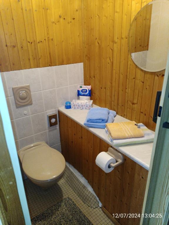 Koupelna v ubytování Zimmervermietung