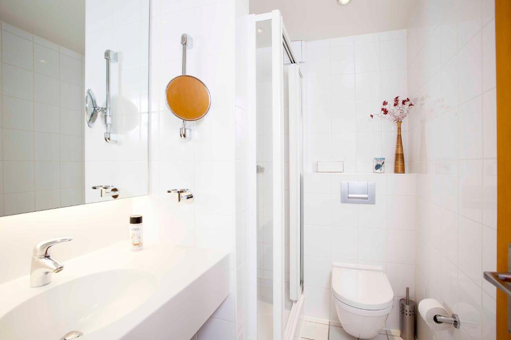 Koupelna v ubytování Boutique-Hôtel Chez Jan