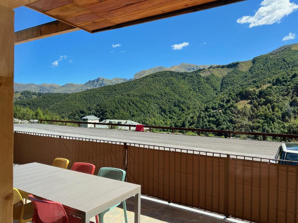 Widok na góry z tego apartamentu