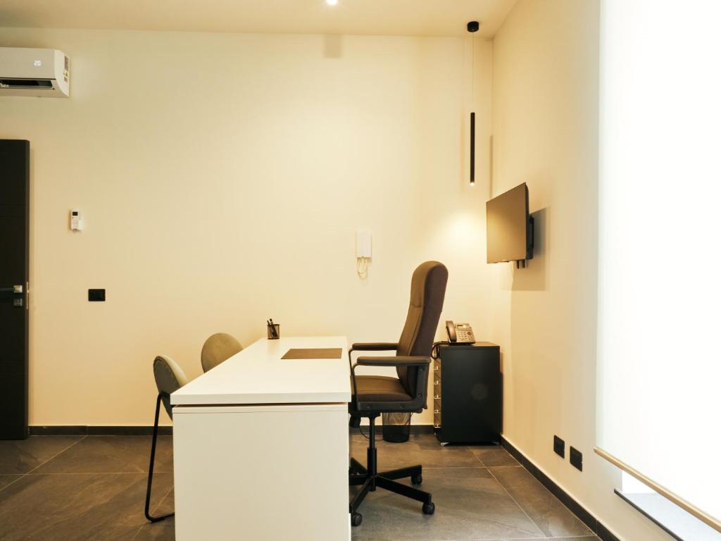 TV a/nebo společenská místnost v ubytování HUB Rooms