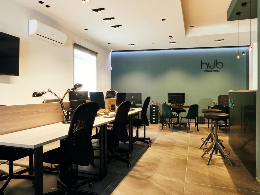 Konferenční prostory v ubytování HUB Rooms