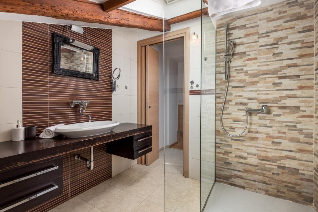 Kúpeľňa v ubytovaní Paradise View deluxe apartment