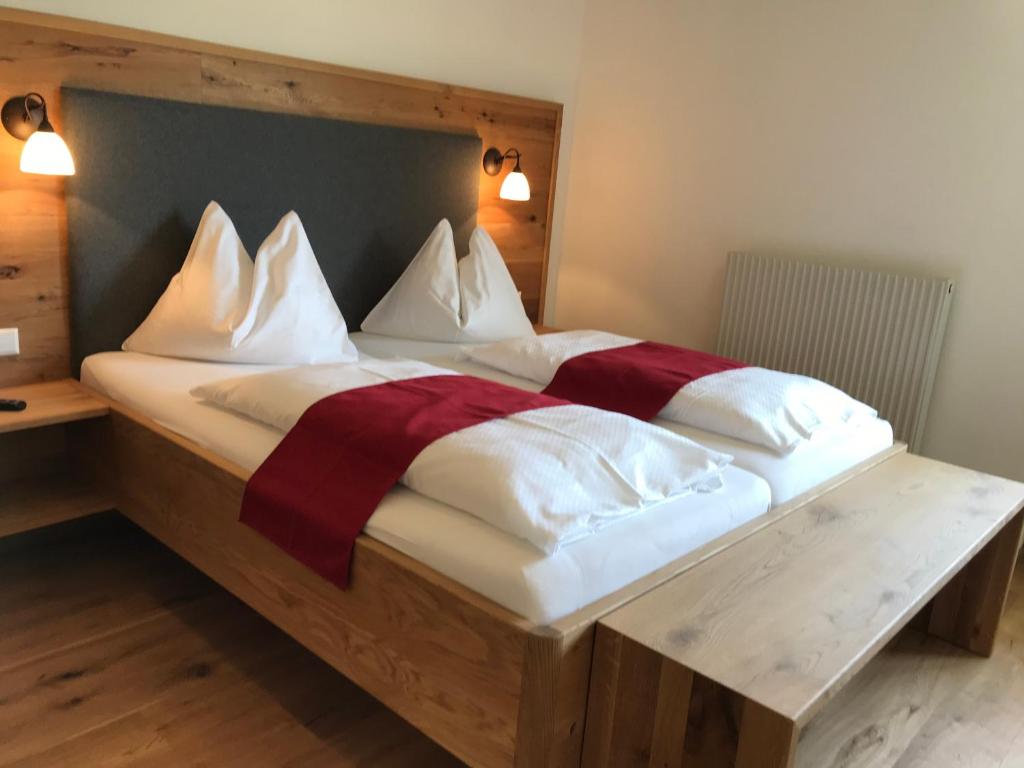 Postel nebo postele na pokoji v ubytování Hinkerhof