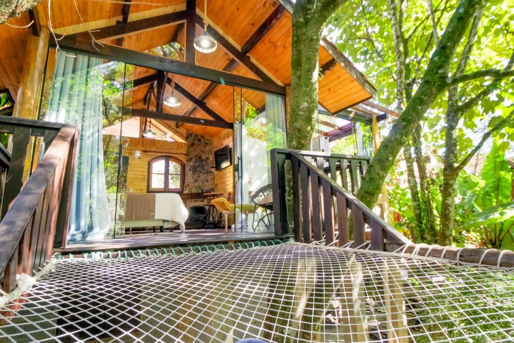 Patio nebo venkovní prostory v ubytování VELINN Pousada Recanto da Natureza