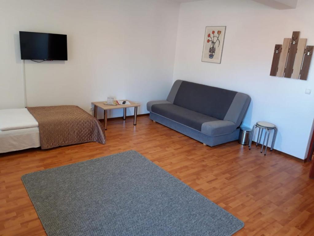 Posezení v ubytování CASA Dana