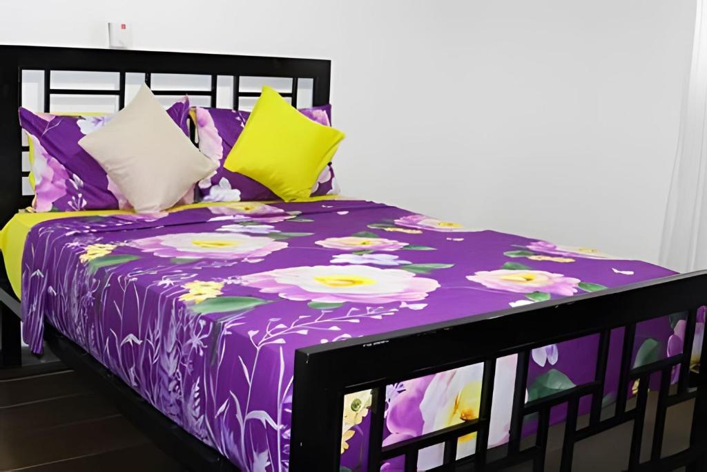 Postel nebo postele na pokoji v ubytování Apart hotel Costa Verde Exclusivo y Seguro #5 con cama Queen