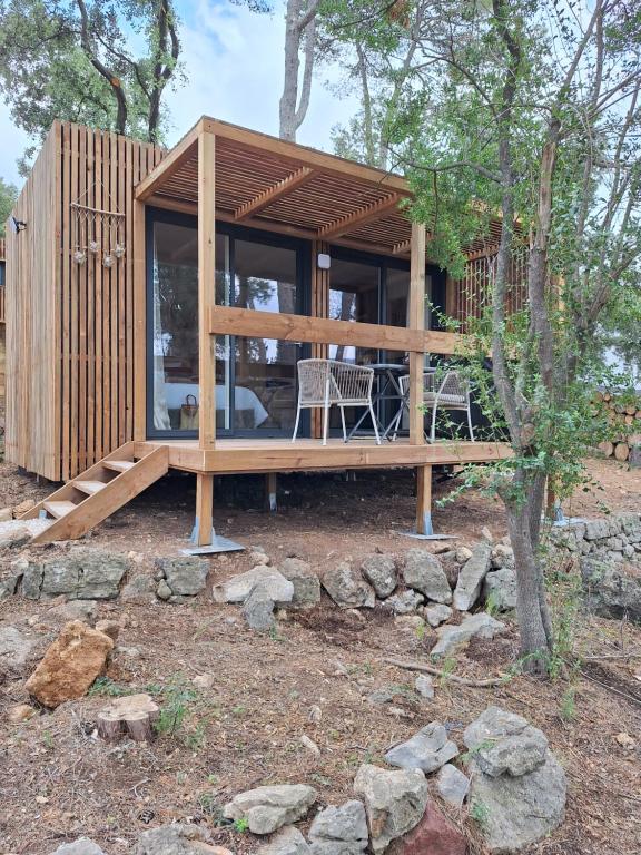 Zahrada ubytování Villa Sisyphe TINY HOUSE" la Odette"