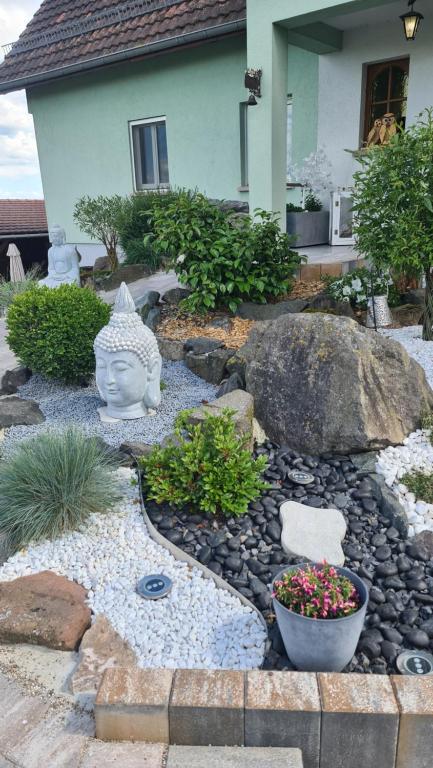 Zahrada ubytování Au Jardin d'Edel Gîtes Centre Alsace