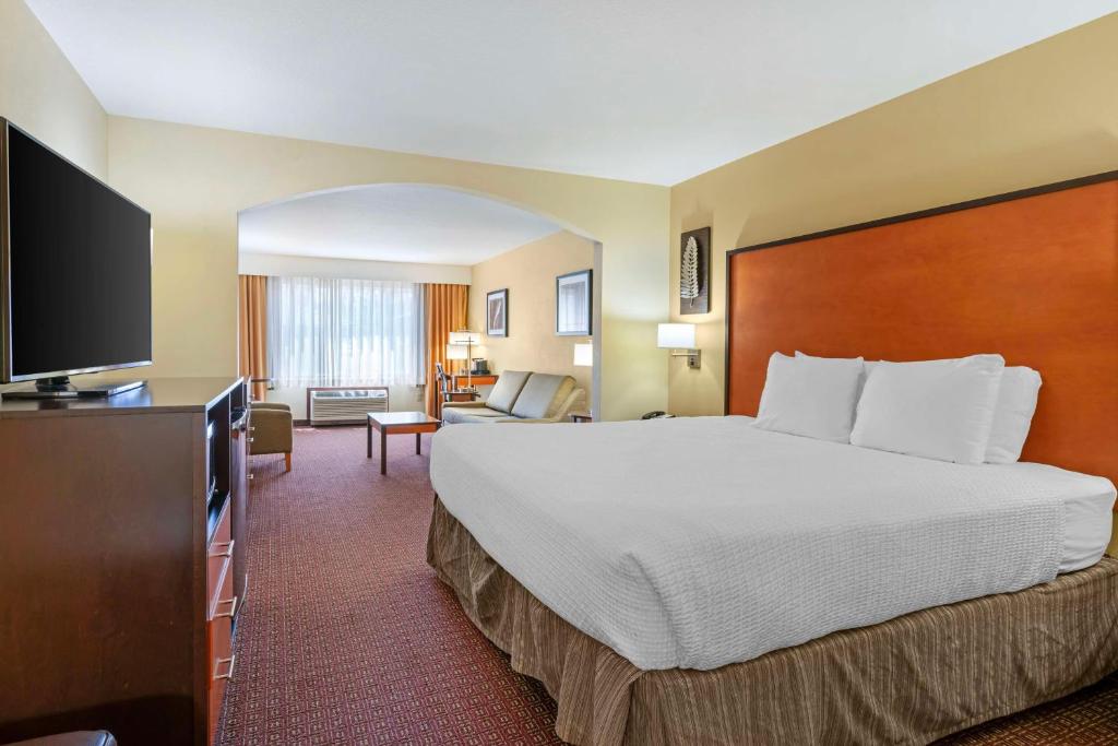 Postel nebo postele na pokoji v ubytování Best Western Cascade Inn & Suites