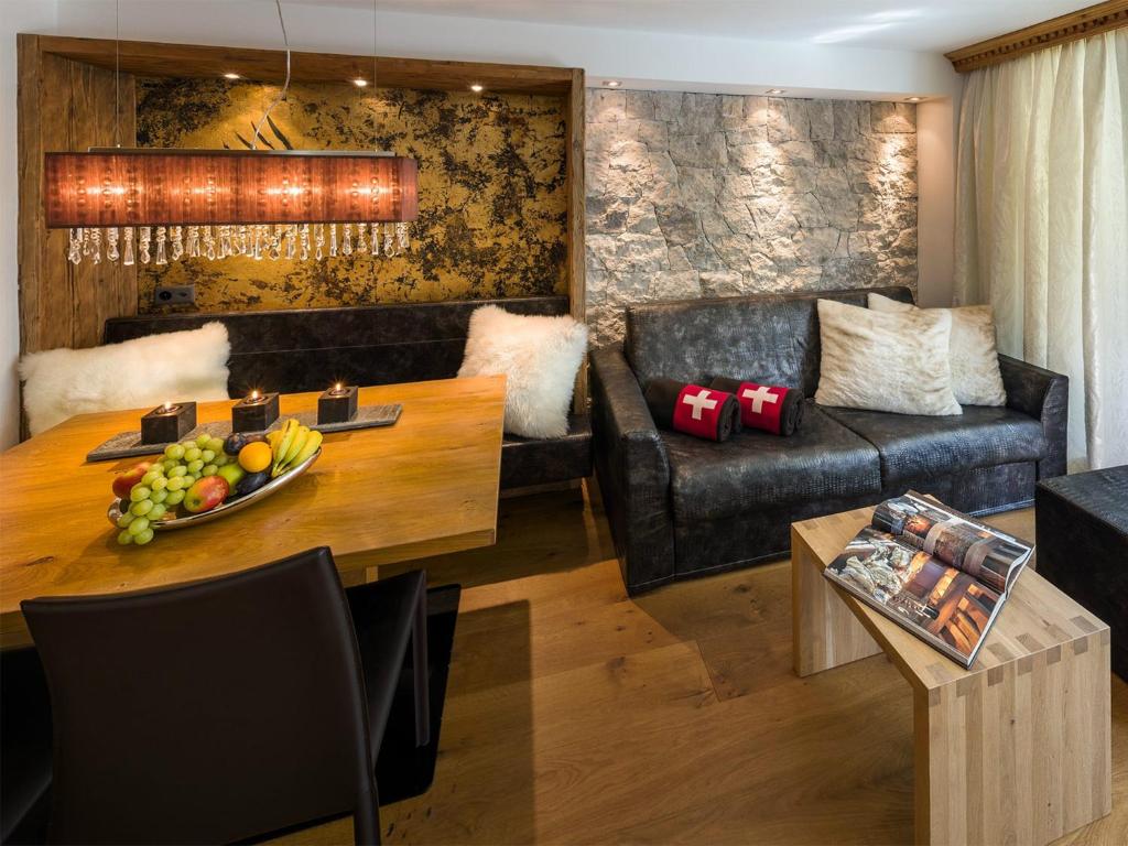 Posezení v ubytování Alpinlodge & Spa