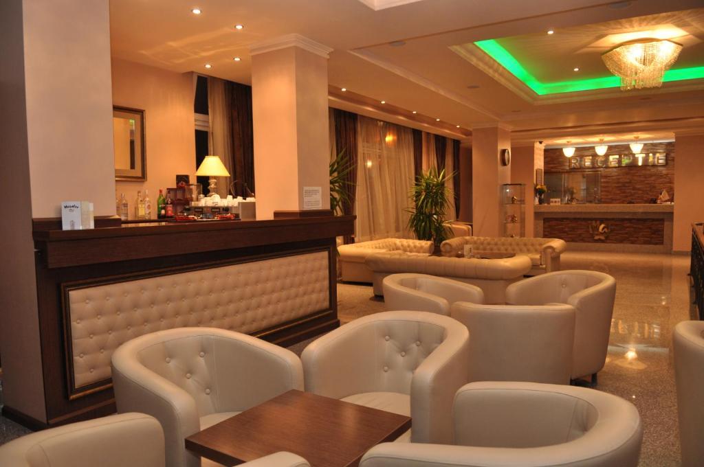 Posezení v ubytování Hotel Megalos