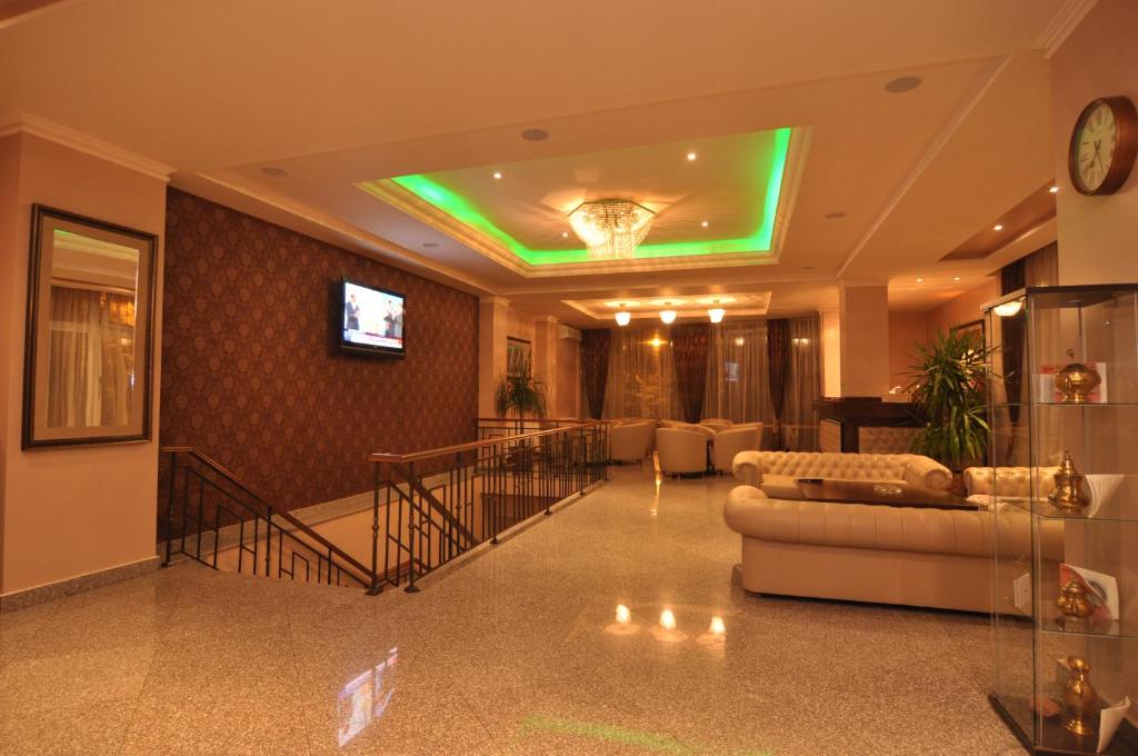 Posezení v ubytování Hotel Megalos