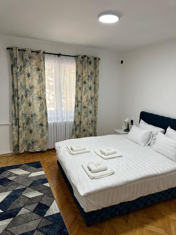 Postel nebo postele na pokoji v ubytování M2-apartments
