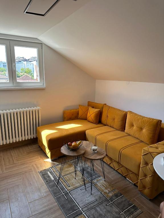 Posezení v ubytování M3-apartments