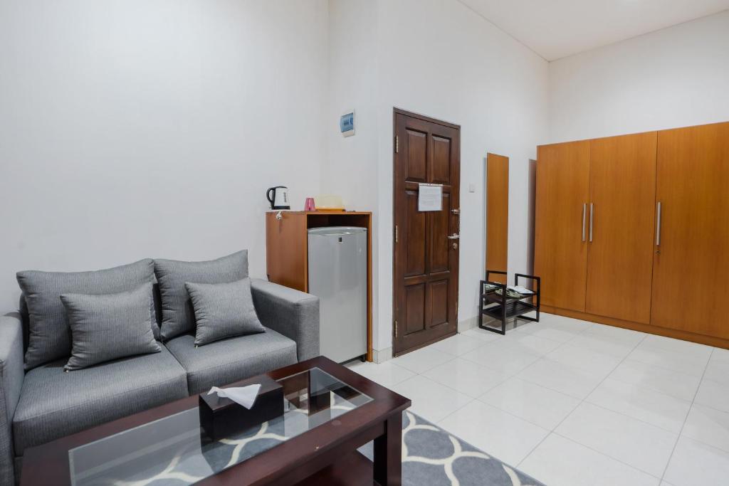 Posezení v ubytování Jambuluwuk Residence Menteng