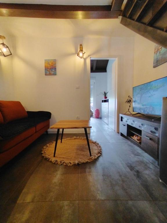 TV a/nebo společenská místnost v ubytování Apartments Hasanovic Rukavac