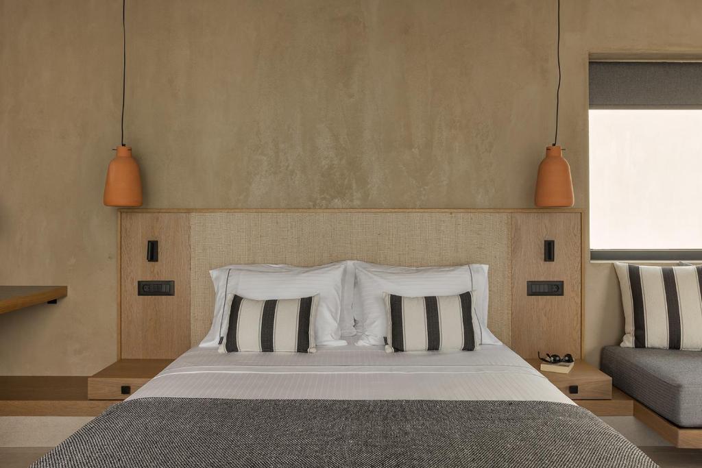 Voodi või voodid majutusasutuse Monalia suites toas