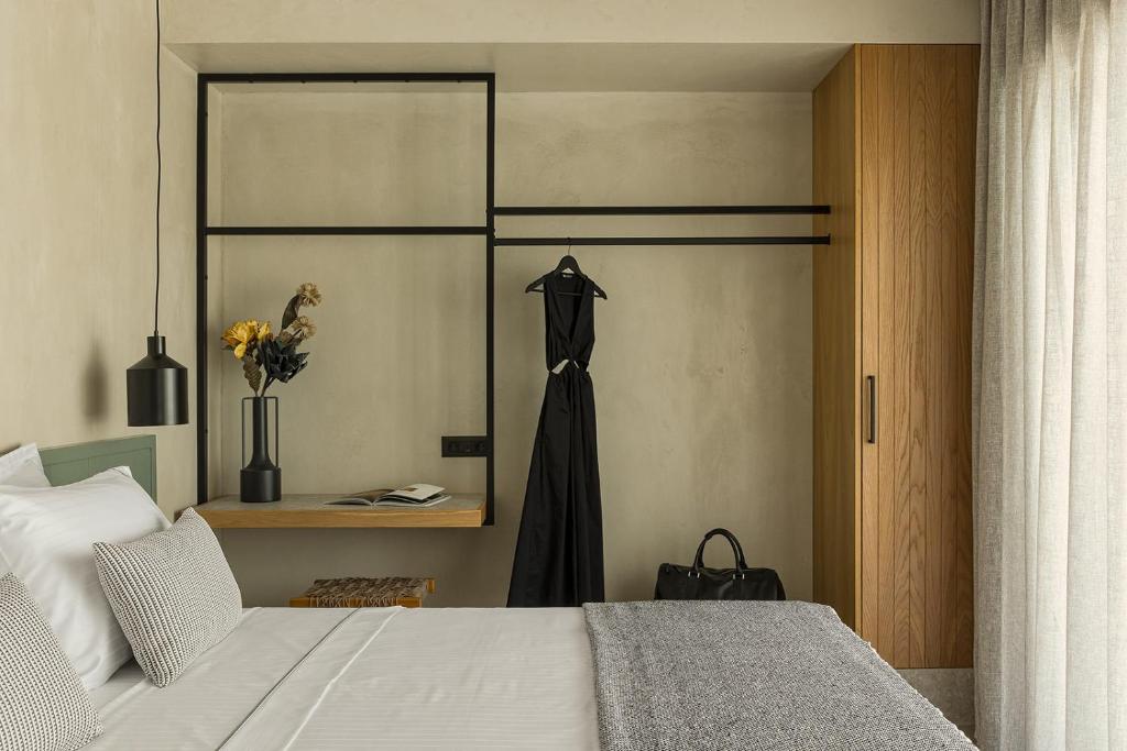Voodi või voodid majutusasutuse Monalia suites toas