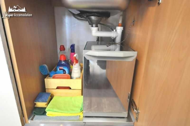 Łóżko lub łóżka piętrowe w pokoju w obiekcie La Sorgente Matteo by Livigno Accomodation