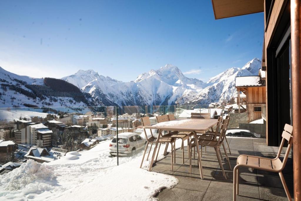 Chalets Horizon Blanc - Vue exceptionnelle Loup Blanc -Sauna extérieur Ours des Glaces -5 étoiles – photo 14