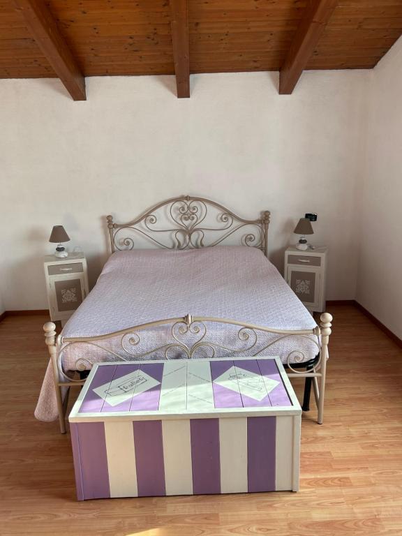 Łóżko lub łóżka w pokoju w obiekcie I salici