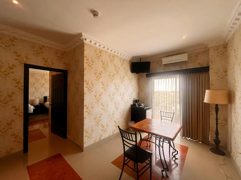 Posezení v ubytování Hotel Palacio Maya