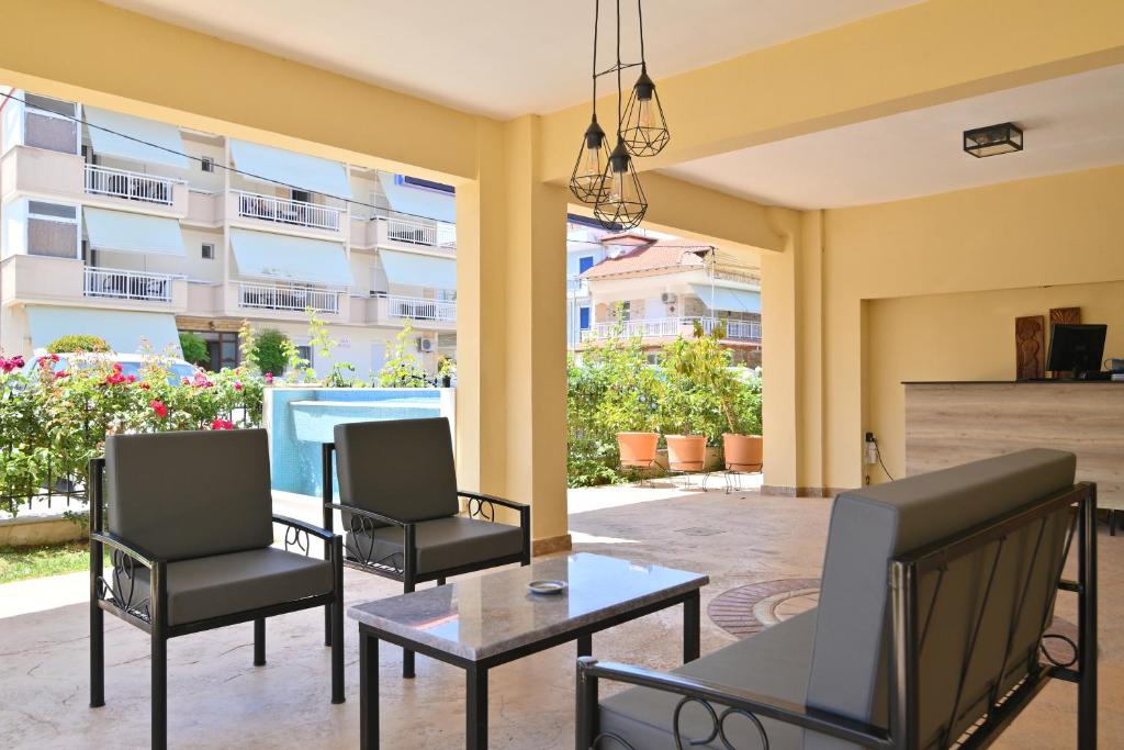 Balkón nebo terasa v ubytování Apartments Kalina