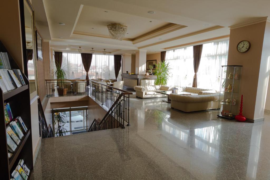 Posezení v ubytování Hotel Megalos