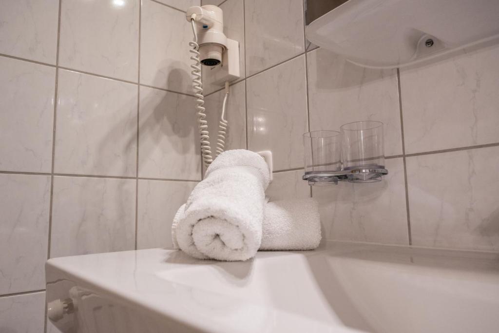Kúpeľňa v ubytovaní Haus Waldhof