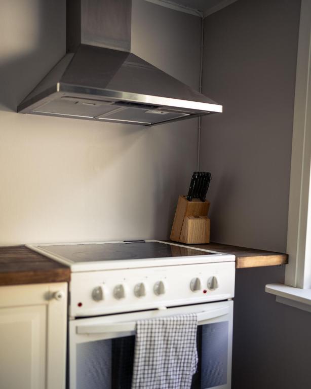 Kuchyň nebo kuchyňský kout v ubytování Villa Vertical - Room Skorgedalen