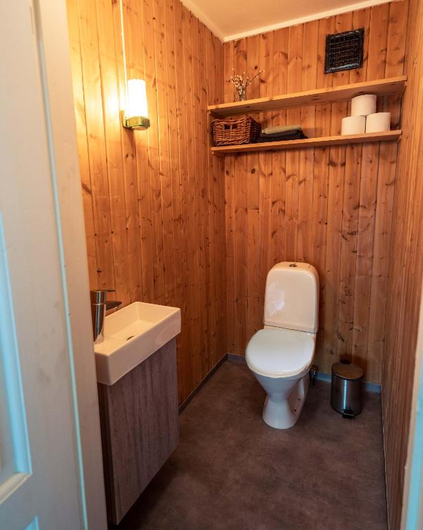 Koupelna v ubytování Villa Vertical - Room Skorgedalen