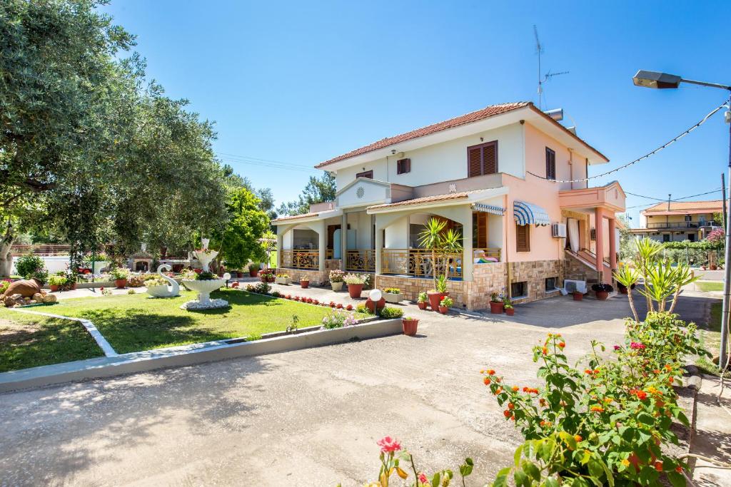 Zahrada ubytování Studios Astris