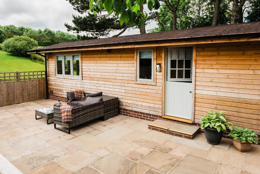 Zahrada ubytování Low Moor Lodge