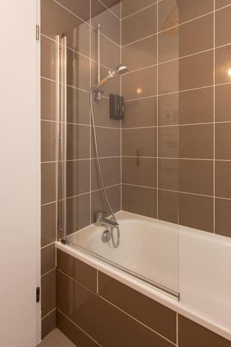 Koupelna v ubytování Appartement des grands lacs