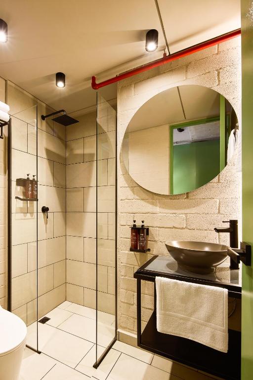 Koupelna v ubytování Urbit Social Lofts
