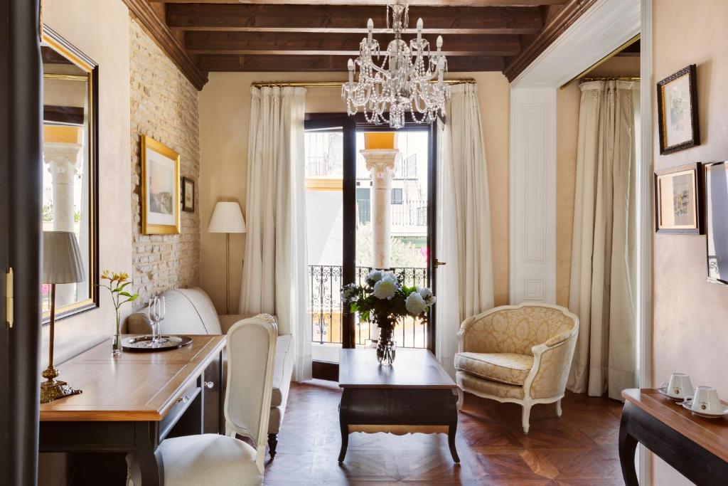 Posezení v ubytování Hotel Casa 1800 Sevilla