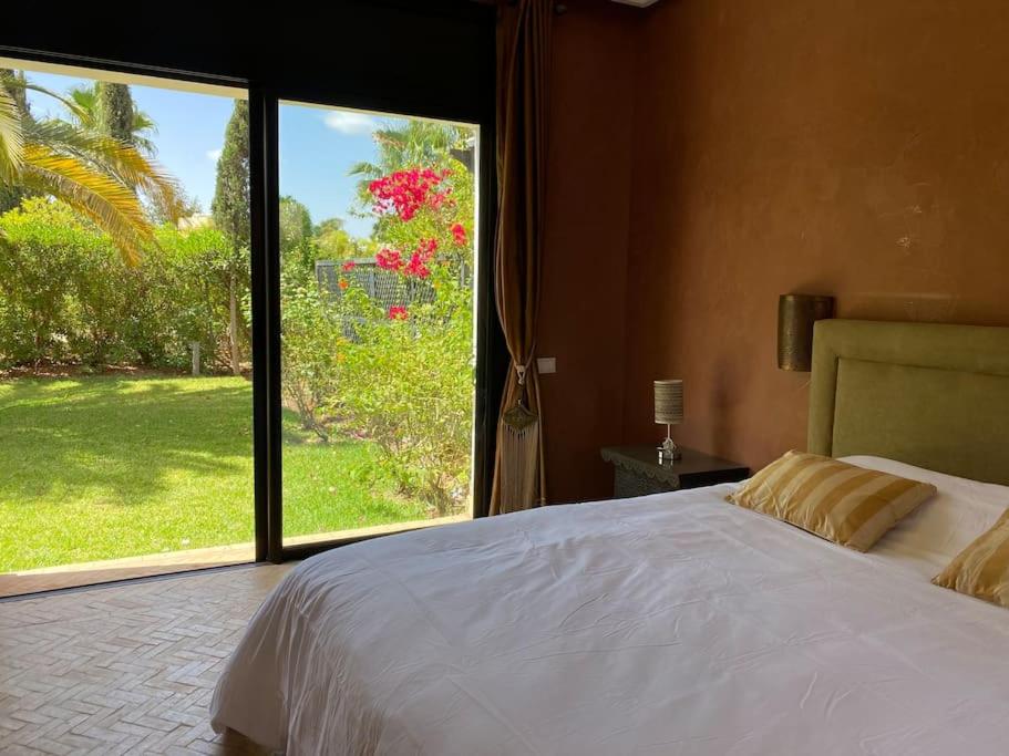 Postel nebo postele na pokoji v ubytování Luxueuse villa Proche Agadir et Taroudant pour 6 pers Piscine Privée sans vis à vis