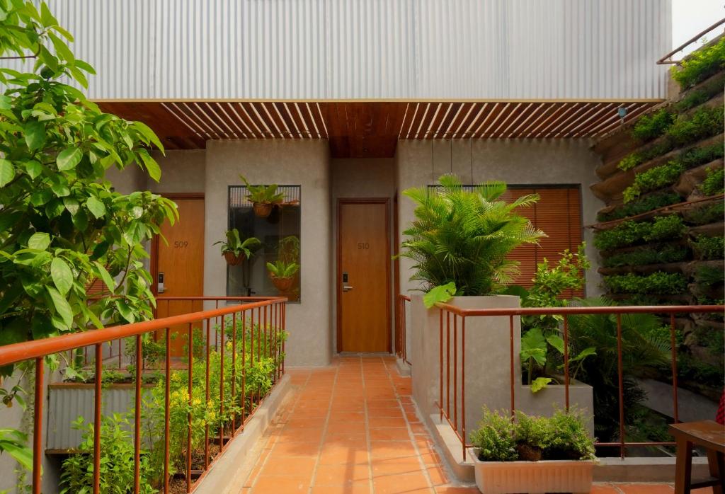 Zahrada ubytování 5-homestay I