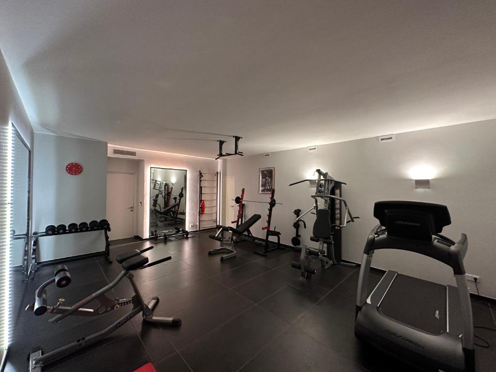 Posilňovňa alebo fitness centrum v ubytovaní VILLA COLLINA VERDE