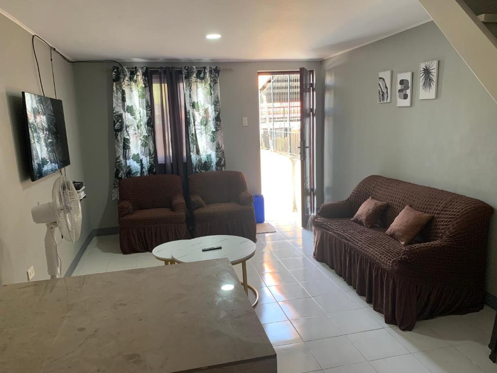 Χώρος καθιστικού στο Khaleejay Transient House