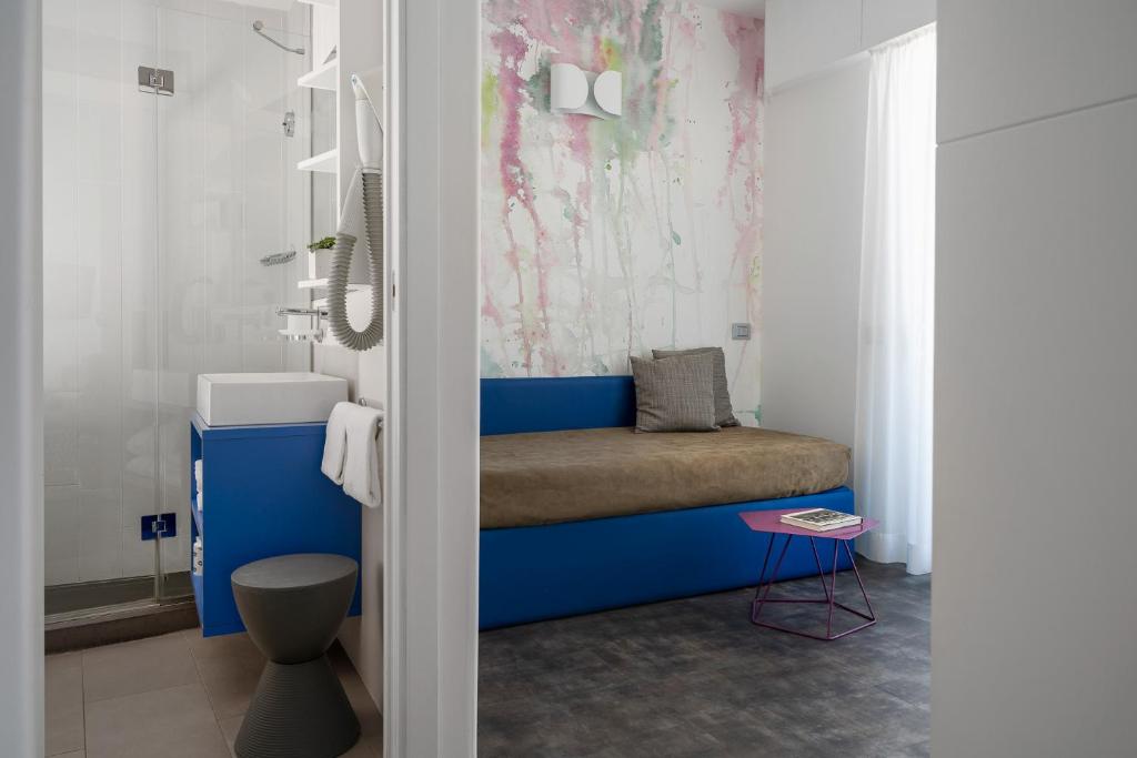 Koupelna v ubytování Hotel Rex - Fronte mare Riccione