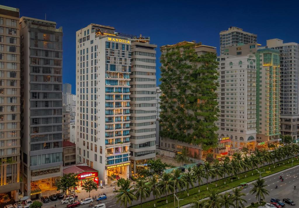 Nespecifikovaný výhled na destinaci Danang nebo výhled na město při pohledu z hotelu